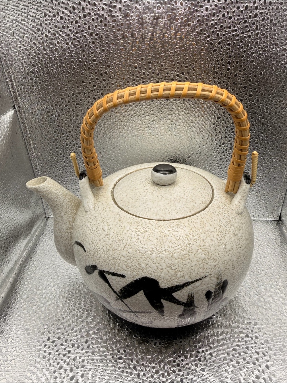 Vintage Japanese ceramic Dobin teapot